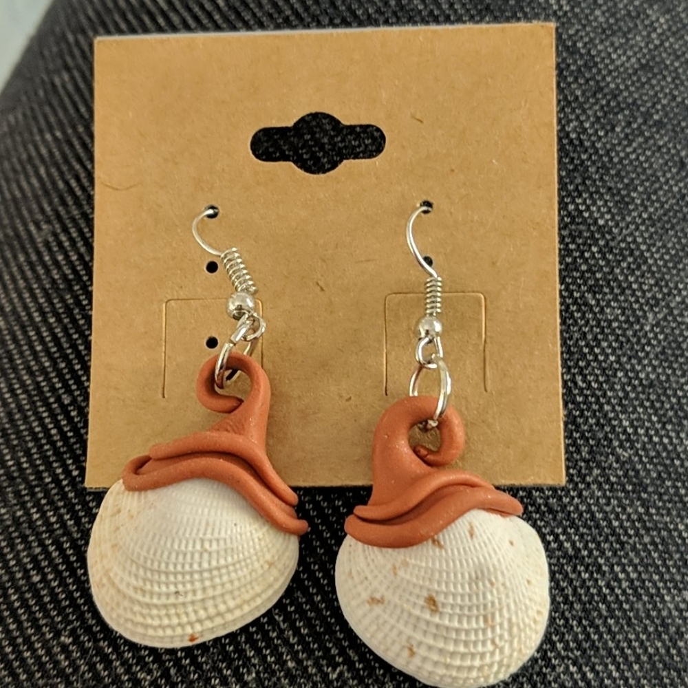 Handcrafted Kauai She'll Earrings